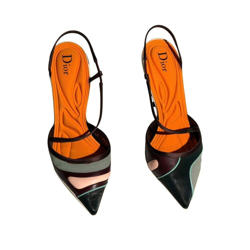 2014 runway pump raf simons heel